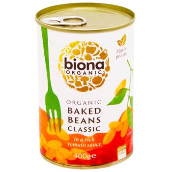 Боби Biona Organic запечені в томатному соусі 400г - купити, ціни на WINETIME - фото 1