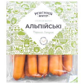 Сосиски Мясной Хутор Альпийские вареные первый сорт - купить, цены на Auchan - фото 2