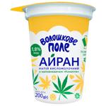 Напій кисломол.Волошкове поле Айран з напов.Конопля ст.1.8% 200г