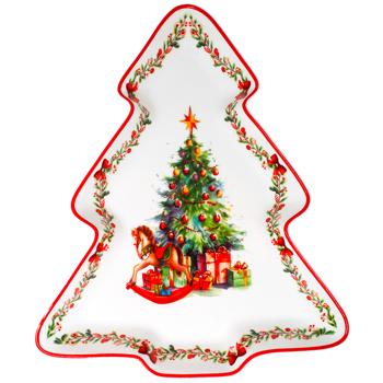 Блюдо Bona Di Рождественская ёлка в форме ёлки 30,5см