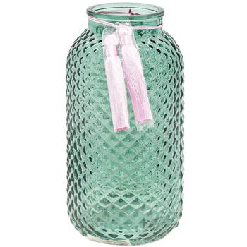 Ваза Actuel скляна з китицями 20см - купити, ціни на Auchan - фото 2