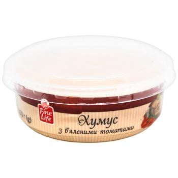 Хумус Fine Life з в'яленими томатами 350г