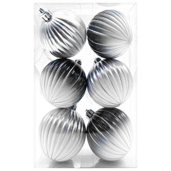 Набір куль ялинкових Actuel 6см 6шт - купити, ціни на Auchan - фото 1