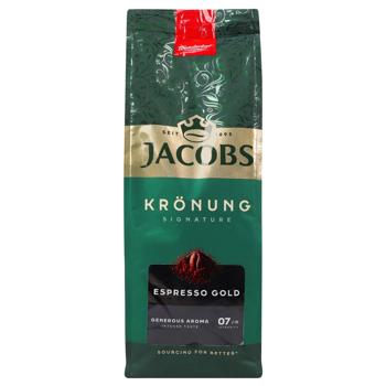 Кофе молотый Jacobs Kronung Espresso Gold 400г - купить, цены на Идеал - фото 1