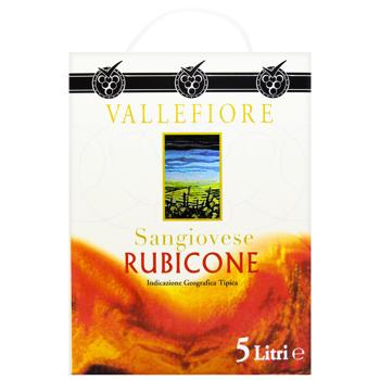 Вино Vallefiore Sangiovese Rubicone красное сухое 11% 5л - купить, цены на - фото 3