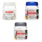 Банка Everglass Велюр скляна з пластиковою кришкою 0,55л