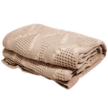 Pike IDO Waffle Bed Sheet Cover 150x200cm - buy, prices for Vostorg - photo 1