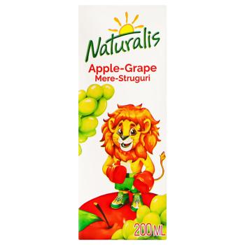 Нектар Naturalis Яблочно-виноградный 200мл - купить, цены на Auchan - фото 2