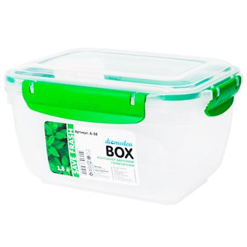 Контейнер Diomedea харчовий герметичний №58 1,8л - купити, ціни на Cупермаркет "Харків" - фото 1