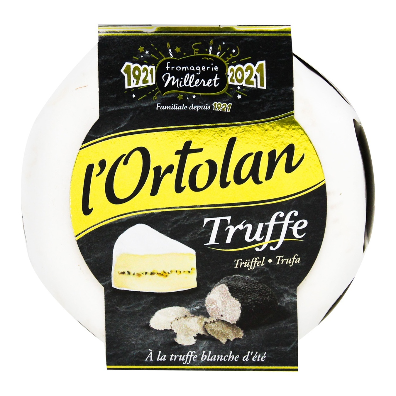 

Сыр L'Ortolan Milleret з трюфелями 55% 135г