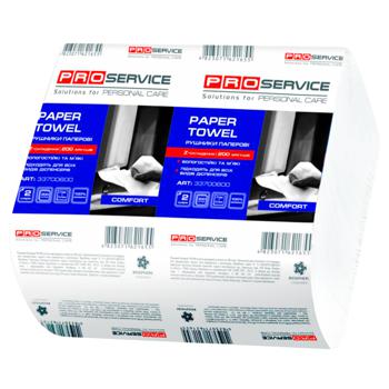 ProService Two-layer Z-folding White Paper Towels 200pcs - buy, prices for Vostorg - photo 1