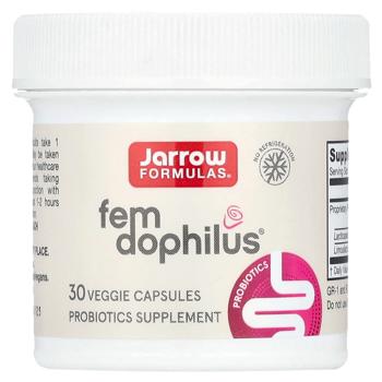Пробіотик для жінок Jarrow Formulas Fem Dophilus 1 млрд КУО 30 капсул - купити, ціни на Біотус - фото 1