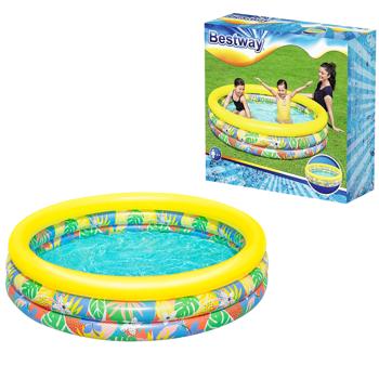 Bestway Flower Paradise Inflatable Play Pool 168*38cm - buy, prices for Tavria V - photo 1