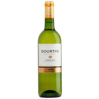 Вино Dourthe Grand Terroirs Blanc Sec біле сухе 11% 0,75л - купити, ціни на Cупермаркет "Харків" - фото 1