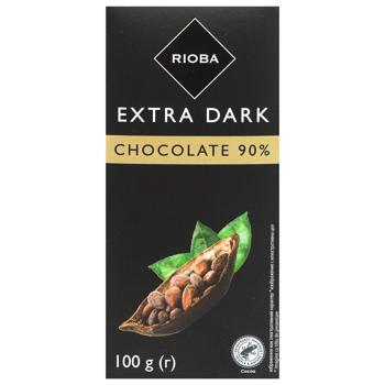 Rioba Extra Dark Chocolate 90% 100g