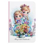 Bourgeois Princesses Checkered Notebook 14х9.5cm 64 sheets