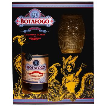 Botafogo Spiced Rum 40% 0.7l + Glass 0.5l - buy, prices for Auchan - photo 1