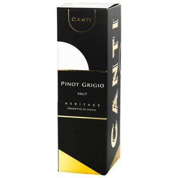Вино Canti Pinot Grigio Brut Blanc ігристе біле брют 11% 0,75л - купити, ціни на - фото 2