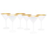 Набір келихів для коктейлю Stolzle Elements White/Gold 6шт*240ml 1 уп