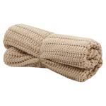 Provence Cotton Beige Knitted Pillowcase 45*45cm
