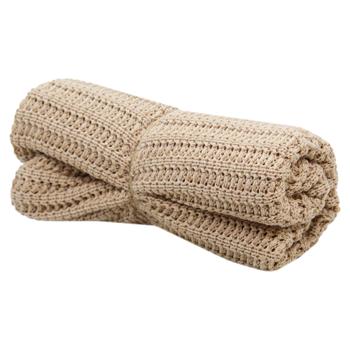 Provence Cotton Beige Knitted Pillowcase 45*45cm - buy, prices for MegaMarket - photo 1