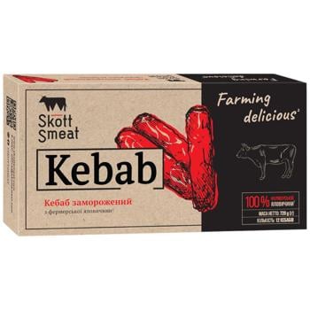 Skott Smeat Frozen Beef Kebab 720g - buy, prices for METRO - photo 1