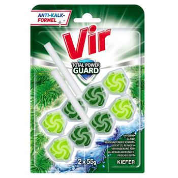 Vir Total Power Guard Needles Toilet Block 55g*2pcs - buy, prices for NOVUS - photo 1