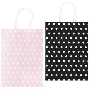 Craft Gift Bag in Dot 16x22x8cm