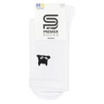 Шкарпетки Premier Socks Преміум Кіт жіночі р.23-25 білий