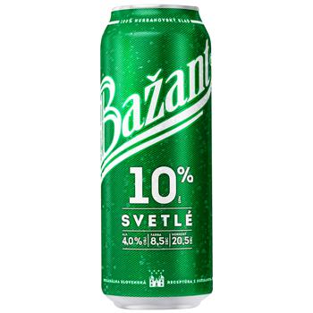 Zlaty Bazant Light Beer 4% 0.5l - buy, prices for - photo 1