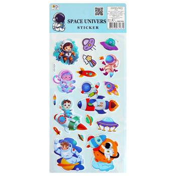 Наліпки Маlevaro №13 об'ємні 10х22см в асортименті - купити, ціни на КОСМОС - фото 8