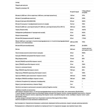 Thorne Research Basic Nutrients 2/Day Multi-Vitamin and Mineral 60 capsules - buy, prices for Biotus - photo 3