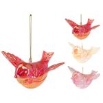 Koopman Bird Hanging Decoration 14cm in Assortment