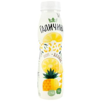 Galychyna Pineapple Yogurt 2.2% 300g - buy, prices for Biotus - photo 4