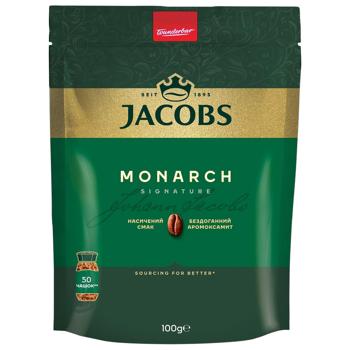 Jacobs Monarch Instant Coffee 100g - buy, prices for NOVUS - photo 1
