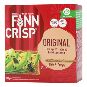 Finn Crisp Original Rye Rusks 200g - buy, prices for Auchan - photo 1