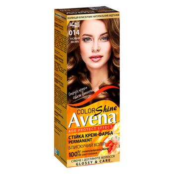 Крем-фарба для волосся стійка AVENA Shine Color 014 Русявий - купити, ціни на Ідеал - фото 1