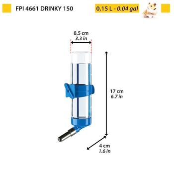 Поилка для грызунов Ferplast Drinky FPI 4661 150мл - купить, цены на MasterZoo - фото 2