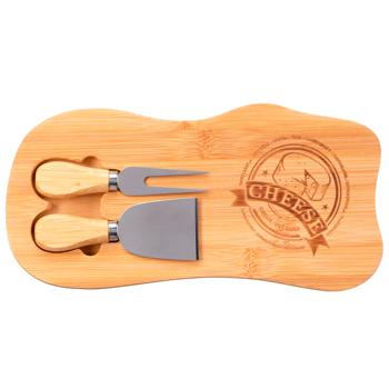 Ardesto Midori Bamboo Cheese Board 28*14.2*2cm - buy, prices for Supermarket "Kharkiv" - photo 1