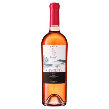 SASS K. Winery Rhyolite Rose Semi-Dry Pink Wine 13% 0.75l - buy, prices for ULTRAMARKET - photo 1