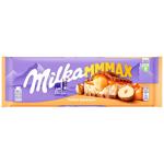 Milka Milk Chocolate with Milk and Caramel Fillings and Roasted Whole Hazelnuts 300g