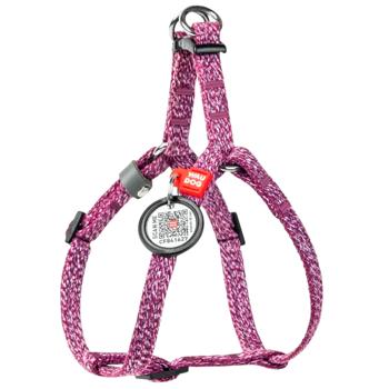 Шлея для cобак COLLAR WAUDOG Світловідбиваюча XS - фіолетовий - купить, цены на MasterZoo - фото 1