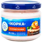 Паста з ікри мойви Водний Світ Ікорка з креветками 250г