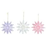 Actuel Snowflake Pendant 14cm in assortment