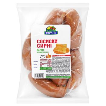 Yatran Cheese Boiled Sausages First Grade - buy, prices for Auchan - photo 1