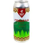 Пиво Ципа Говерла светлое нефильтрованное 5% 0,5л