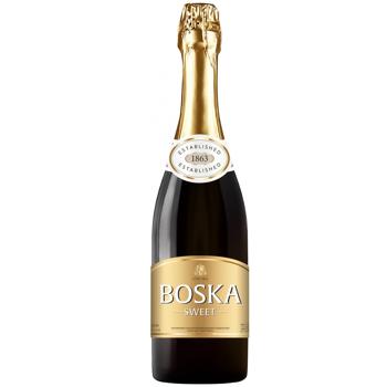 Напій алкогольний сильногазований Boska Sweet білий солодкий 8.5% 0.75л