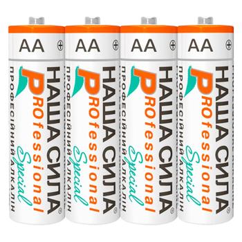 Батарейки Наша Сила Professional AA 4шт - купить, цены на Чудо Маркет - фото 1