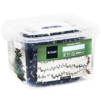 Гірлянда Actuel 1500LED біла 9 програм 29,9м - купити, ціни на Auchan - фото 3