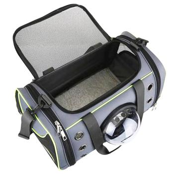 MasterZoo Carrying Bag with Porthole for Dogs and Cats Up to 5 kg 51x28x26cm Grey - buy, prices for MasterZoo - photo 5